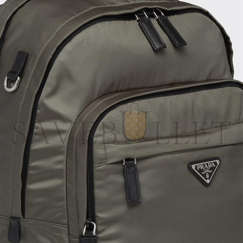 PRADA RE-NYLON AND SAFFIANO LEATHER BACKPACK 2VZ048 (43.5*31*20cm)